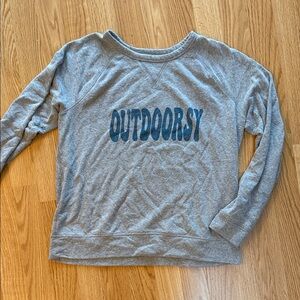 Gray Outdoorsy sweatshirt